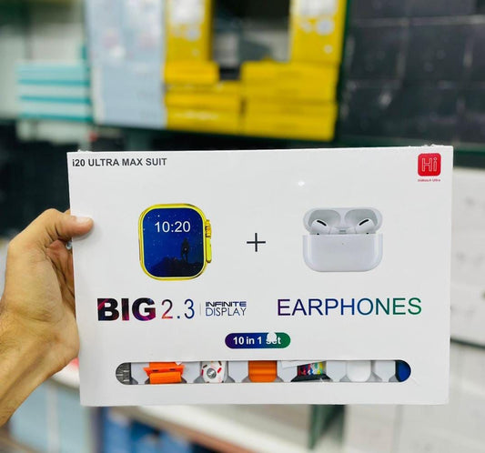 I20 Ultra Max Suit - 10-in-1 Full Tech Bundle | 2.3" Infinite Display