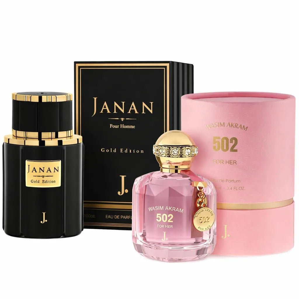 (502) Wasim Akram + Janan Gold Long Lasting Fragrance Perfume