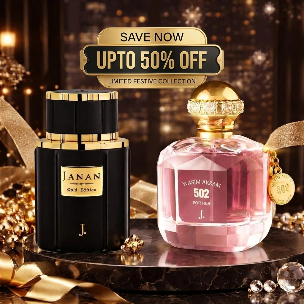 (502) Wasim Akram + Janan Gold Long Lasting Fragrance Perfume